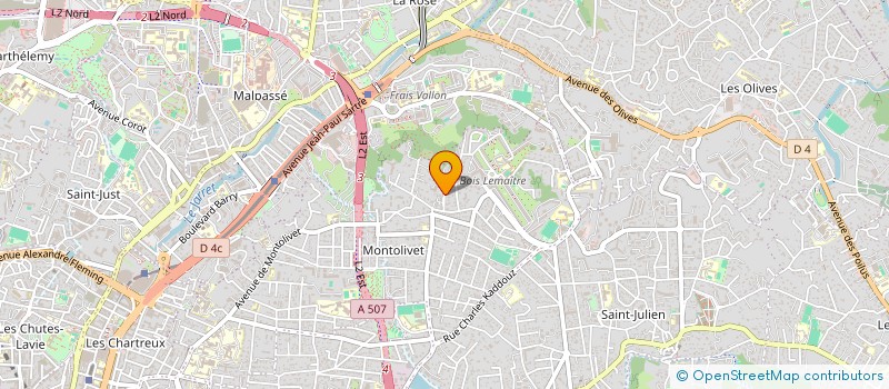 localisation de l'entreprise LOISIRS EDUCATIFS CHOIIS POUR HANDICAPES à MARSEILLE