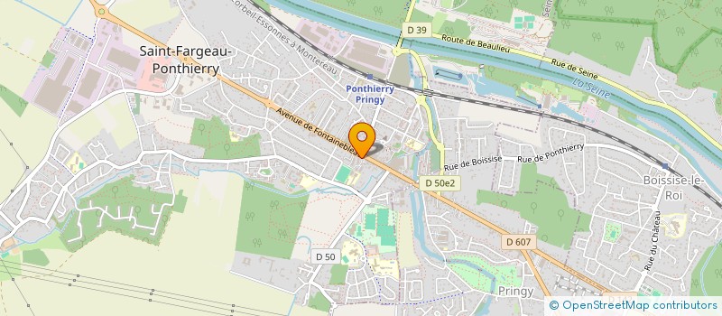 localisation de l'entreprise LOISIRS EDUCATIFS, FORMATIONS EUROPEENES LAIQUES ET SPORTIVES  SAINT-FARGEAU-PONTHIERRY