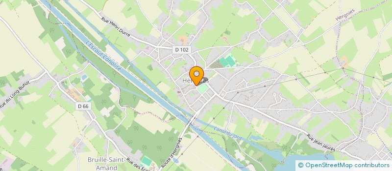 localisation de l'entreprise LOISIRS EN VACANCES à HERGNIES