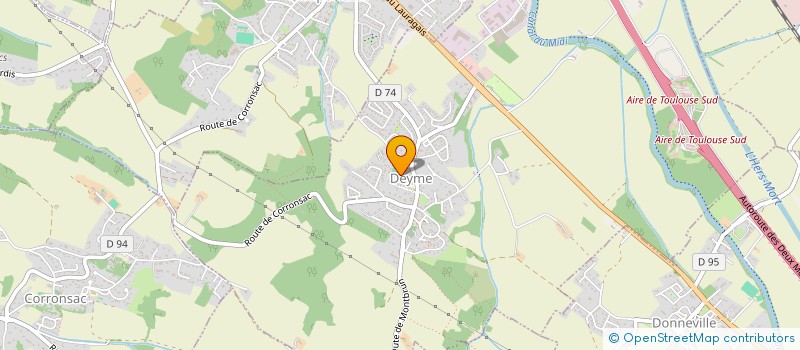 localisation de l'entreprise LOISIRS ENFANTS ODARS  ODARS