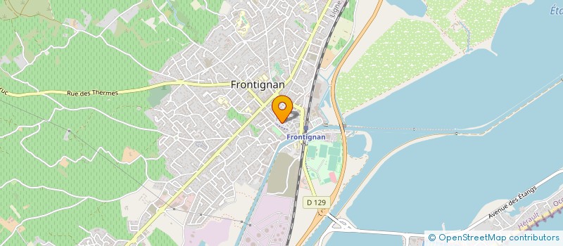 localisation de l'entreprise LOISIRS ENSEMBLE ET PARTAGE à FRONTIGNAN