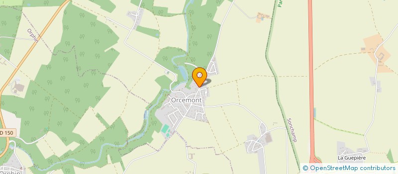 localisation de l'entreprise LOISIRS EQUESTRES ORCEMONT à ORCEMONT