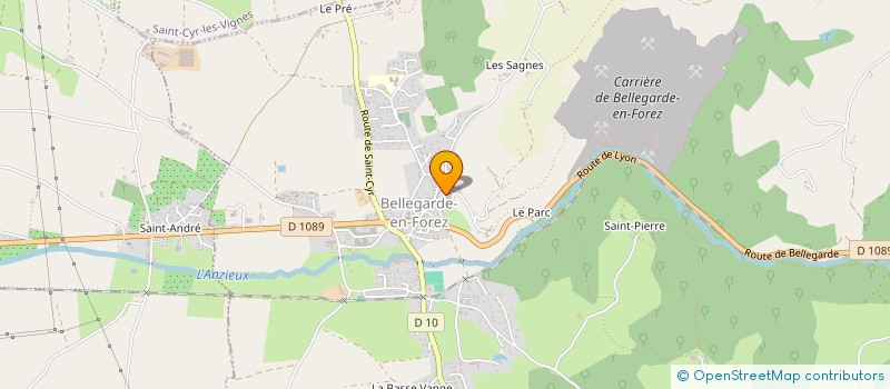 localisation de l'entreprise LOISIRS ET AMITIES  L'HOPITAL LE GRAND