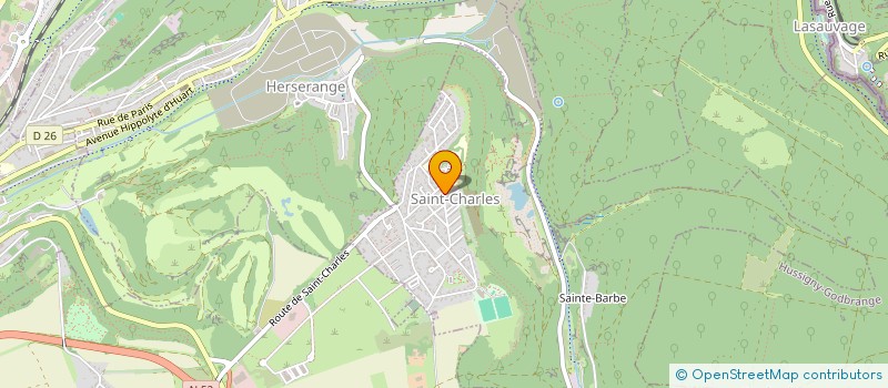 localisation de l'entreprise LOISIRS ET BRICOLAGE  HAUCOURT-MOULAINE