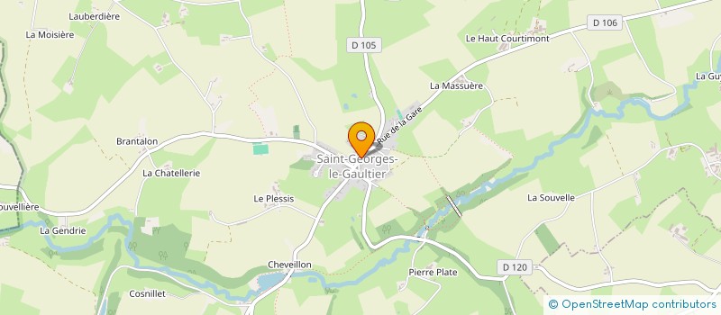 localisation de l'entreprise LOISIRS ET COMPAGNIE  SAINT-GEORGES-LE-GAULTIER