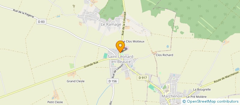 localisation de l'entreprise LOISIRS ET CREATIONS ALC à SAINT-LEONARD-EN-BEAUCE