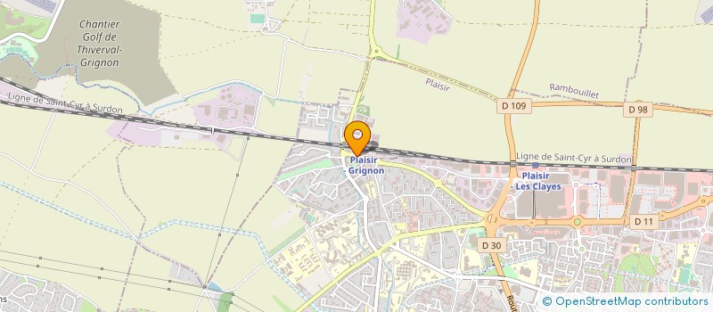 localisation de l'entreprise LOISIRS ET CULTURE à PLAISIR