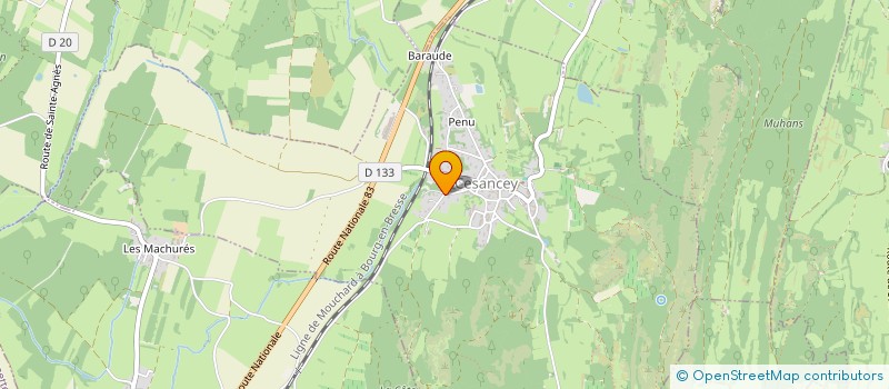 localisation de l'entreprise LOISIRS ET CULTURE  PANNESSIERES