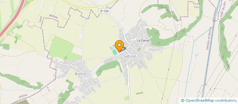 localisation de l'entreprise LOISIRS ET CULTURE  SATOLAS-ET-BONCE