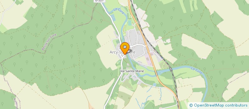 localisation de l'entreprise LOISIRS ET CULTURE à ARCY-SUR-CURE