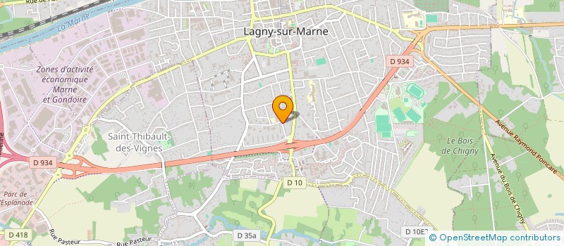 localisation de l'entreprise LOISIRS ET CULTURES A BEAU SITE  LAGNY-SUR-MARNE