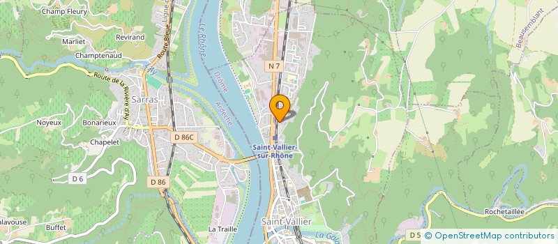 localisation de l'entreprise LOISIRS ET DETENTE A SAINT VALLIER  SAINT-VALLIER