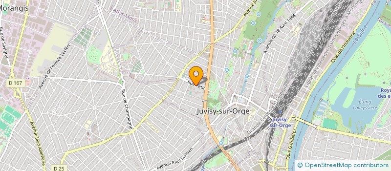 localisation de l'entreprise LOISIRS ET DETENTE ASSOCIATION à JUVISY-SUR-ORGE