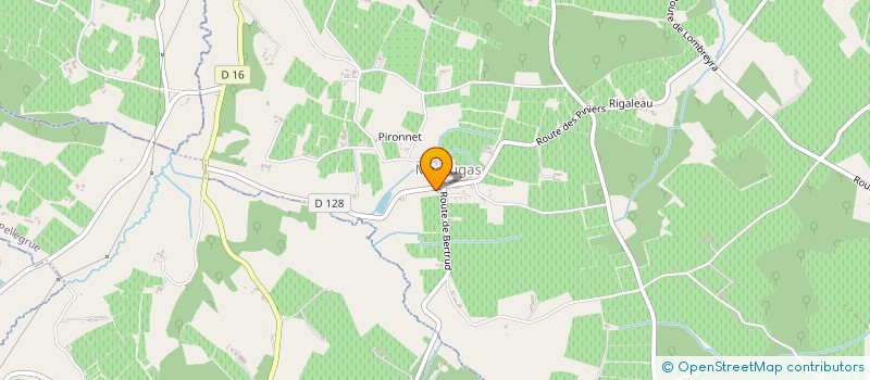 localisation de l'entreprise LOISIRS ET FETES A MASSUGAS  MASSUGAS