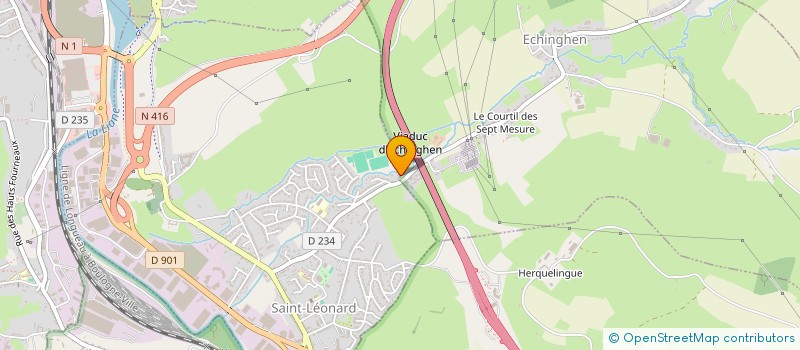 localisation de l'entreprise LOISIRS ET GOLF  SAINT-LEONARD