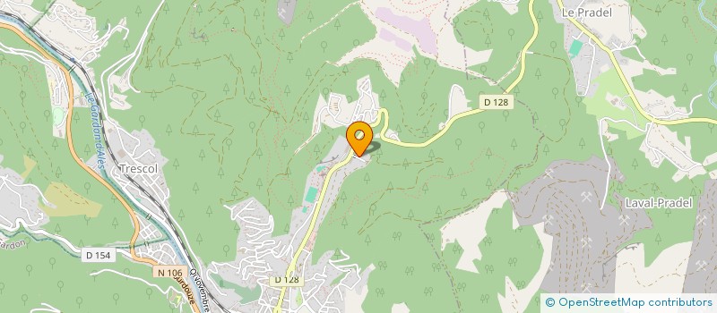 localisation de l'entreprise LOISIRS ET PARTAGE  LA GRAND-COMBE