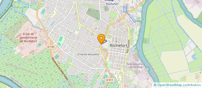 localisation de l'entreprise LOISIRS ET PASSIONS  ROCHEFORT