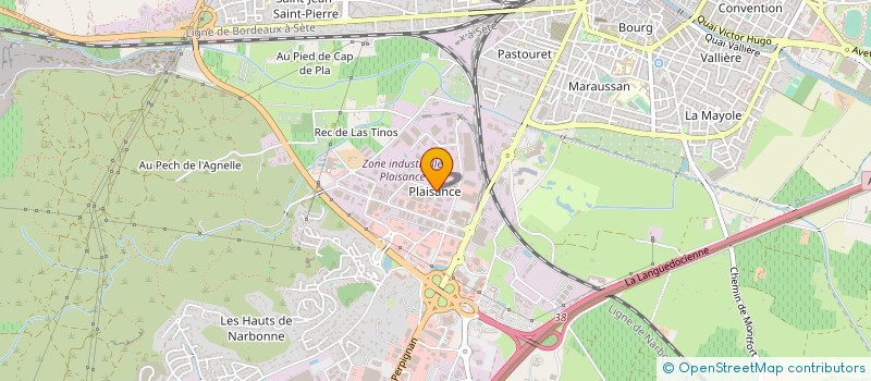 localisation de l'entreprise LOISIRS ET PERFORMANCE  NARBONNE