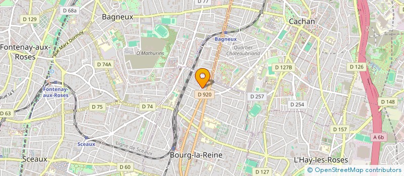 localisation de l'entreprise LOISIRS ET PLEIN AIR DE JEUNES à BOURG-LA-REINE