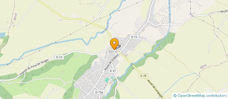 localisation de l'entreprise LOISIRS ET SOINS POUR TOUS  BERAT