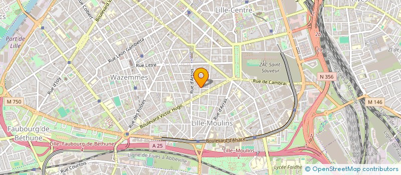 localisation de l'entreprise LOISIRS ET SOLIDARITE DES RETRAITES à LILLE