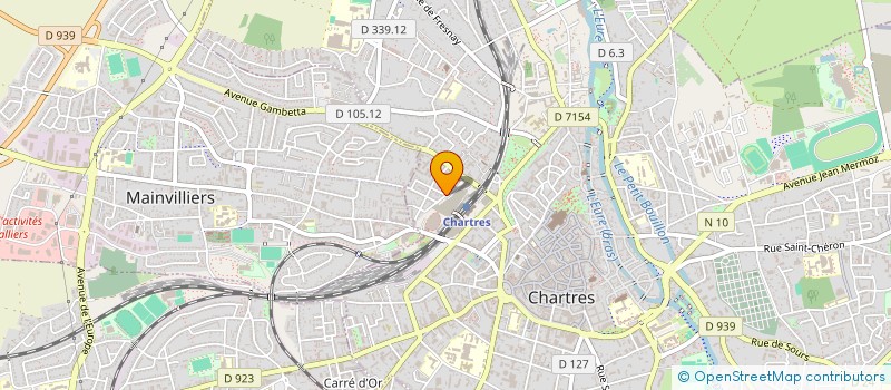 localisation de l'entreprise LOISIRS ET SOLIDARITE DES RETRAITES D'EURE-ET-LOIR à CHARTRES