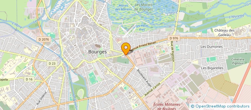 localisation de l'entreprise LOISIRS ET SOLIDARITE DES RETRAITES DE BOURGES  BOURGES