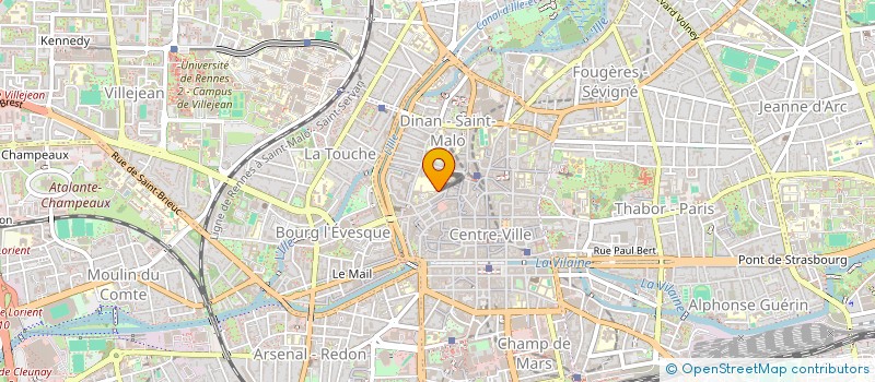localisation de l'entreprise LOISIRS ET SOLIDARITE DES RETRAITES DE RENNES  RENNES