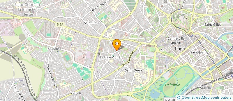 localisation de l'entreprise LOISIRS ET SOLIDARITE DES RETRAITES PTT DU CALVADOS à CAEN
