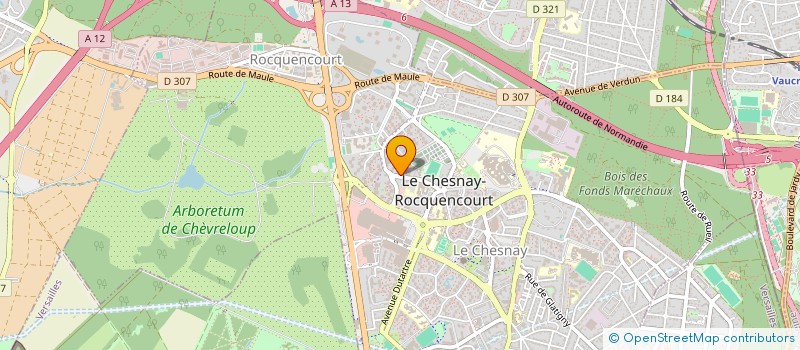 localisation de l'entreprise LOISIRS ET TECHNIQUE à LE CHESNAY-ROCQUENCOURT