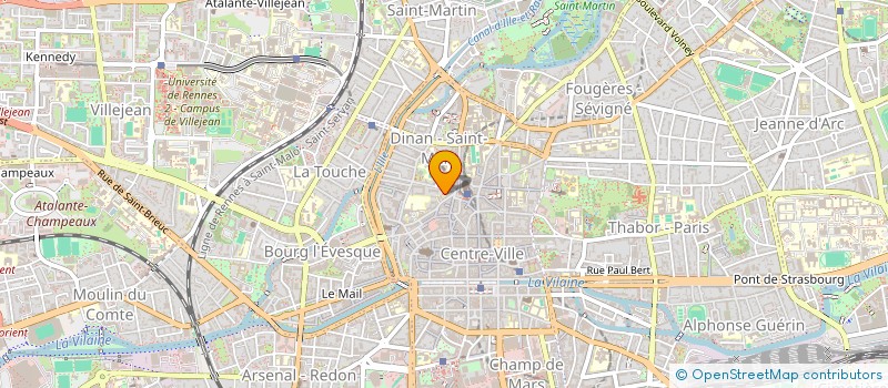 localisation de l'entreprise LOISIRS ET TOURISME D'ILLE VILAINE à RENNES
