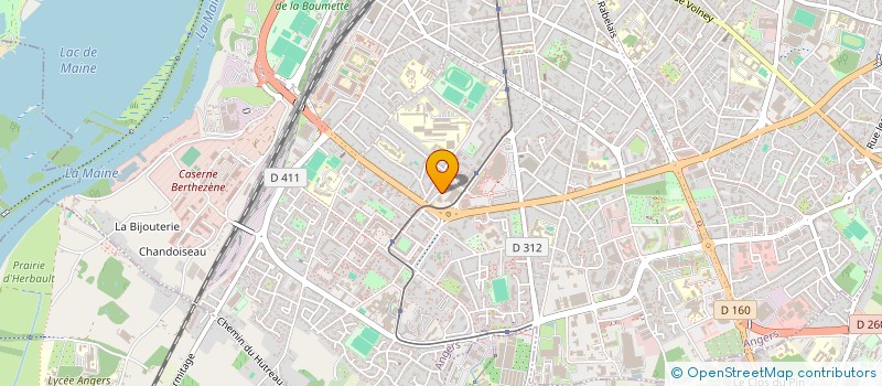 localisation de l'entreprise LOISIRS EVASION  ANGERS