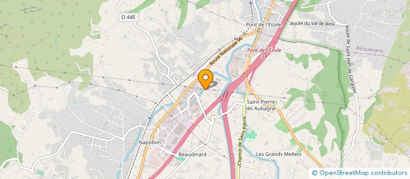 localisation de l'entreprise LOISIRS FITNESS MUSCULATION  AUBAGNE