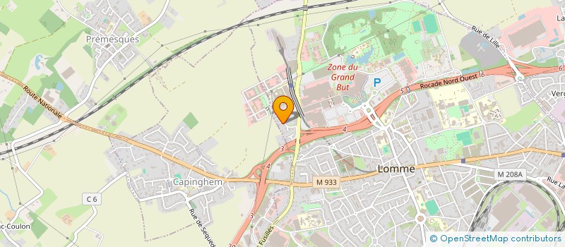localisation de l'entreprise LOISIRS FLANDRES ARTOIS à LILLE