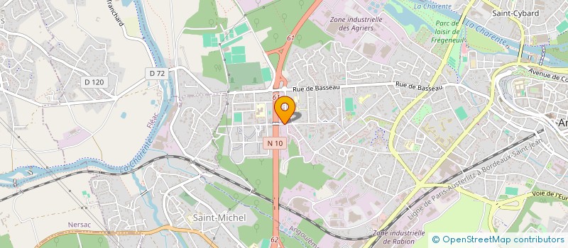 localisation de l'entreprise LOISIRS FORMATIONS MOBILITE à ANGOULEME