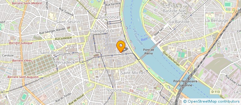 localisation de l'entreprise LOISIRS GIRONDINS à BORDEAUX
