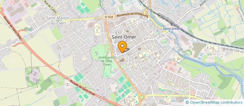 localisation de l'entreprise LOISIRS GOURMETS - TOURISME EN AUDOMAROIS  SAINT-OMER