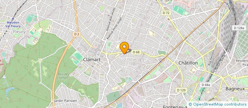 localisation de l'entreprise LOISIRS HEXAGONE à CLAMART