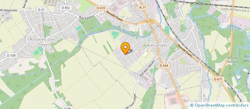 localisation de l'entreprise LOISIRS IMMERSIFS  BREVIANDES