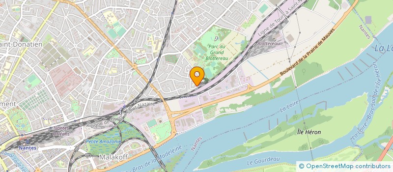 localisation de l'entreprise LOISIRS INSTITUT DE COORDINATION ET D'ANIMATION à NANTES