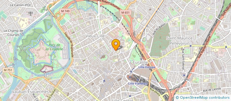 localisation de l'entreprise LOISIRS INVESTISSEMENTS à LILLE