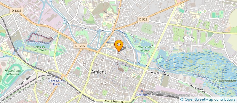 localisation de l'entreprise LOISIRS JEUNES ET HANDICAPES à AMIENS