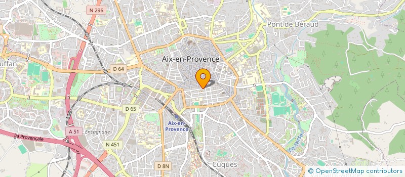 localisation de l'entreprise LOISIRS JEUX à AIX-EN-PROVENCE