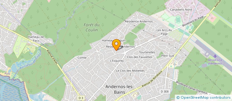 localisation de l'entreprise LOISIRS MECANIQUES à ANDERNOS-LES-BAINS