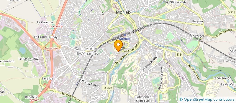 localisation de l'entreprise LOISIRS MONTAGNE à MORLAIX