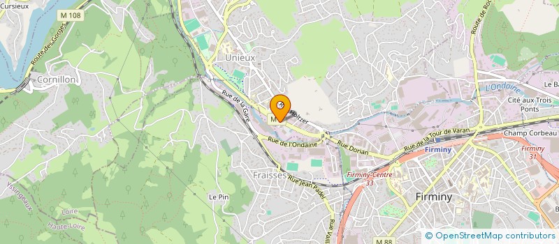 localisation de l'entreprise LOISIRS OCCASIONS & REMORQUES à UNIEUX