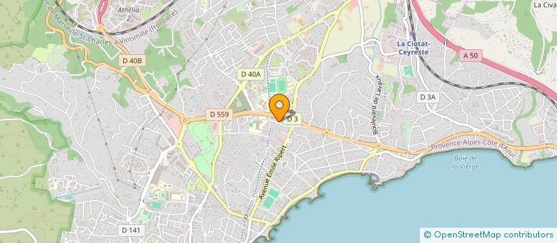 localisation de l'entreprise LOISIRS PASSION ET CREATION  LA CIOTAT