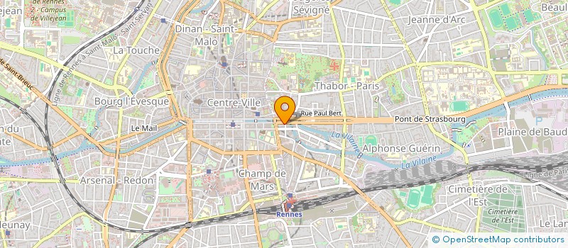 localisation de l'entreprise LOISIRS PASTEL EVASION à RENNES