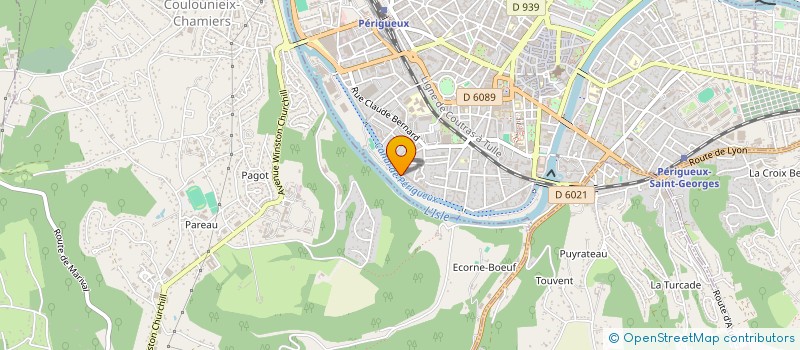 localisation de l'entreprise LOISIRS PERIGUEUX NAUTIQUE  PERIGUEUX