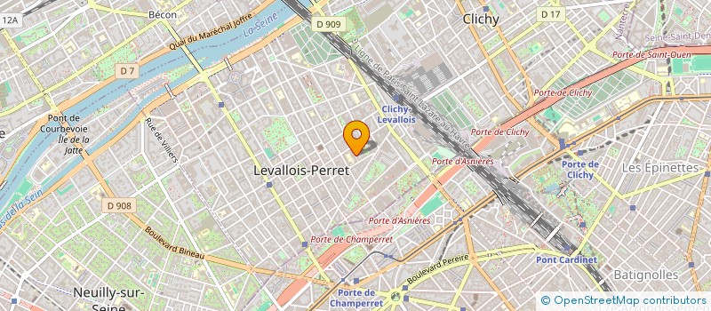 localisation de l'entreprise LOISIRS-PLUS à LEVALLOIS-PERRET